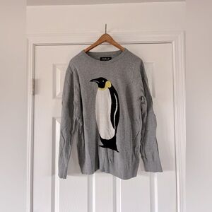 Fun holiday penguin sweater
